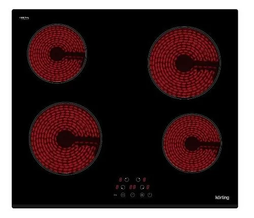 Варочная панель Электрическая KORTING HK 60044 B, черный фото в интернет-магазине «Mebelex»
