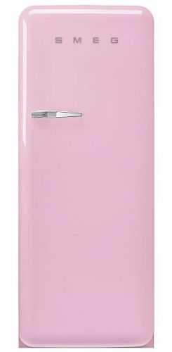 Холодильник Отдельностоящий SMEG FAB28RPK5, стиль 50-х годов, петли справа, Розовый фото в интернет-магазине «Mebelex»