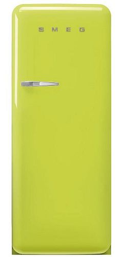 Холодильник Отдельностоящий SMEG FAB28RLI5, стиль 50-х годов, петли справа, Лайм фото в интернет-магазине «Mebelex»