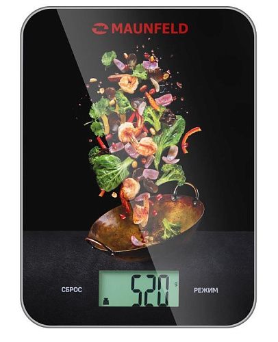 Весы кухонные Настольные MAUNFELD MKS-123G02, брокколи фото в интернет-магазине «Mebelex»
