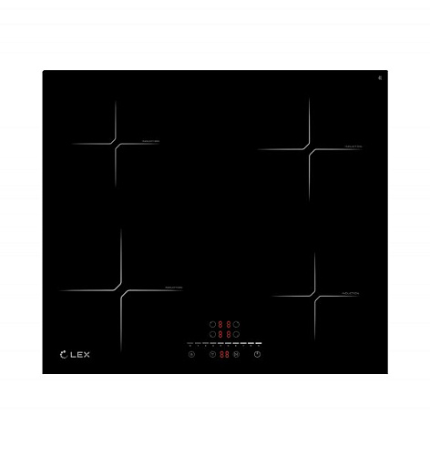 Варочная панель Индукционная LEX EVI 640-2 BL, черное стекло фото в интернет-магазине «Mebelex»