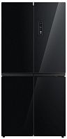 99 990 руб., Отдельностоящий холодильник KORTING KNFM 81787 GN, Side-By-Side черное стекло