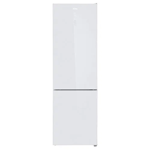 Холодильник Отдельностоящий KORTING KNFC 62370 GW двухкамерный, 200см, белое стекло фото в интернет-магазине «Mebelex»