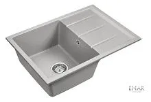 15 741 руб., Мойка кухонная кварцевая EMAR EMQ-1700.Q Барит