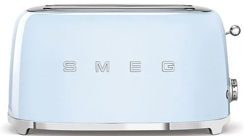 Тостер на 4 ломтика SMEG TSF02PBEU, пастельный голубой фото в интернет-магазине «Mebelex»