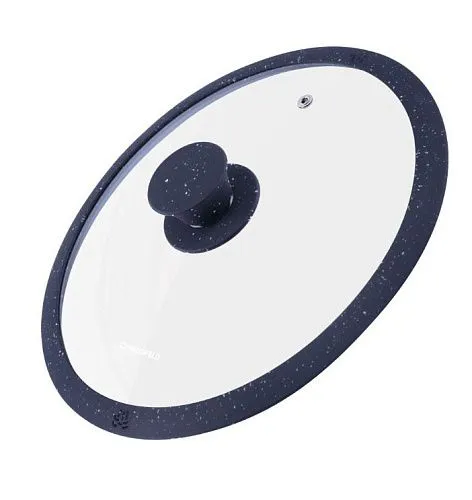 Крышка стеклянная MAUNFELD TRINITY MGL28SMBK, 28 см, черный фото в интернет-магазине «Mebelex»