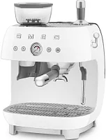 91 490 руб., Кофемашина-эспрессо SMEG EGF03WHEU со встроенной кофемолкой, белый