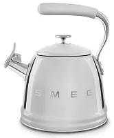 14 730 руб., Чайник со свистком SMEG WKF01SS, нержавеющая сталь (хромированный)