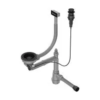 9 388 руб., WK-1-A GB, Арматура с клапаном-автоматом для одночашевых моек с прямоугольным переливом