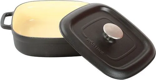 Чугунная кастрюля KORTING с крышкой K 1226 фото в интернет-магазине «Mebelex»