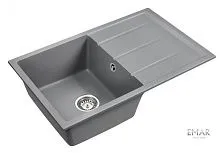 19 634 руб., Мойка кухонная кварцевая EMAR EMQ-1800.Q Алмаз