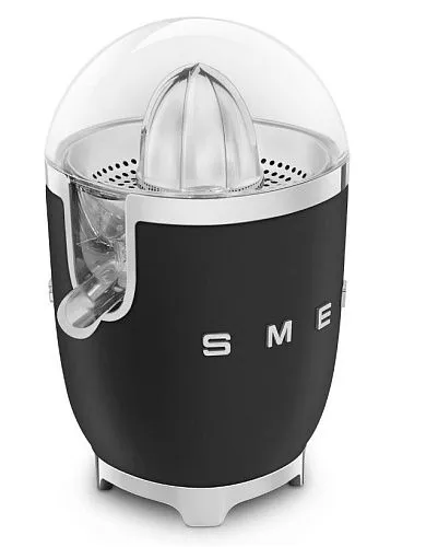 Соковыжималка для цитрусовых SMEG CJF01BLMEU, стиль 50-х, чёрный матовый фото в интернет-магазине «Mebelex»