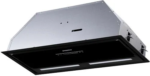 Вытяжка кухонная полновстраиваемая MAUNFELD Nebula 85 Glass чёрный фото в интернет-магазине «Mebelex»