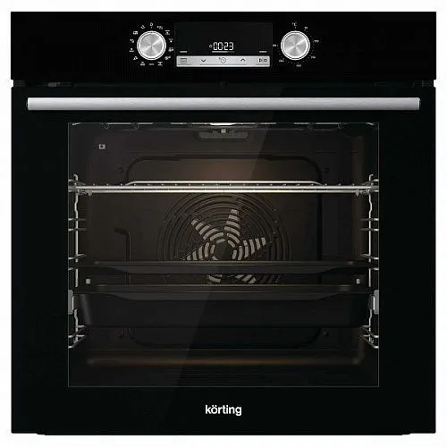 Духовой шкаф электрический KОRTING OKB 8481 ESN PYRO с пиролизом черный фото в интернет-магазине «Mebelex»