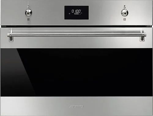 Встраиваемая микроволновая печь SMEG SO4301M0X, нержавеющая сталь фото в интернет-магазине «Mebelex»