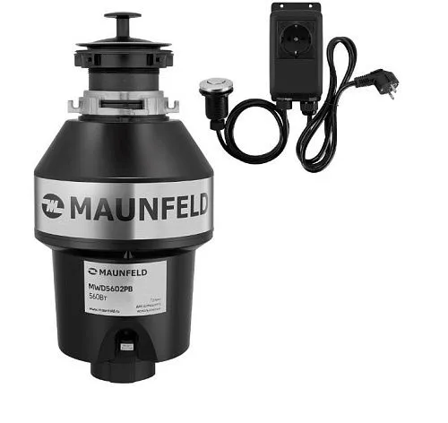 Измельчитель пищевых отходов с пневмо кнопкой MAUNFELD MWD5602PB фото в интернет-магазине «Mebelex»