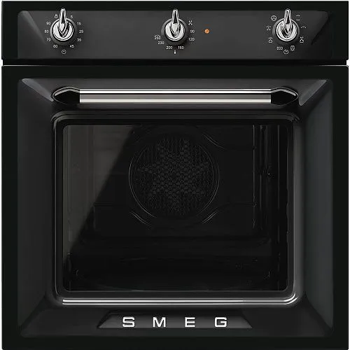 Духовой шкаф Электрический SMEG SF6905N1, черный фото в интернет-магазине «Mebelex»