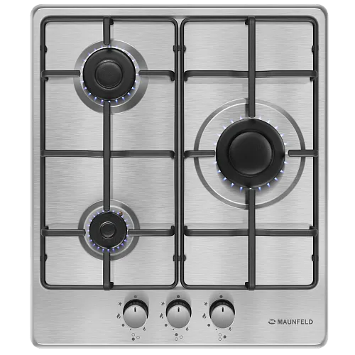 Панель варочная газовая MAUNFELD EGHS.43.3STS-ES/G фото в интернет-магазине «Mebelex»