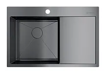 57 588 руб., Мойка кухонная OMOIKIRI Akisame 78 чаша слева