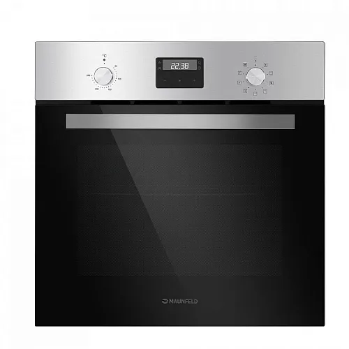 Электрический духовой шкаф MAUNFELD EOEM.589S1 нерж. сталь + черное стекло фото в интернет-магазине «Mebelex»
