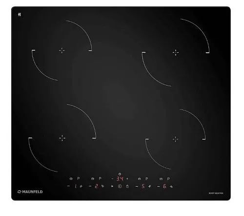 Панель варочная индукционная MAUNFELD CVI604EXBK, черный фото в интернет-магазине «Mebelex»