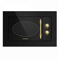 29 990 руб., Встраиваемая микроволновая печь MAUNFELD JBMO.20.5GRBG черный/фурнитура матовое золото