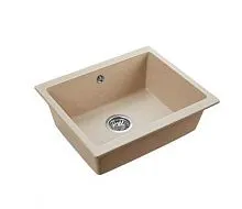 23 526 руб., Мойка кухонная кварцевая EMAR EMQ-1555.P Берилл