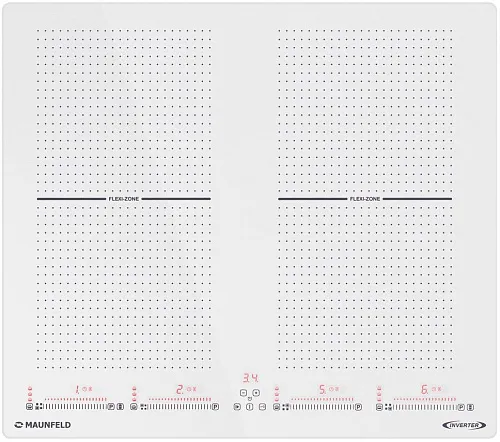 Панель варочная индукционная MAUNFELD CVI594SF2WH Inverter фото в интернет-магазине «Mebelex»