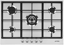 86 200 руб., Варочная панель газовая SMEG PX175 Нержавеющая сталь