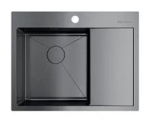 55 488 руб., Мойка кухонная OMOIKIRI Akisame 65 чаша слева