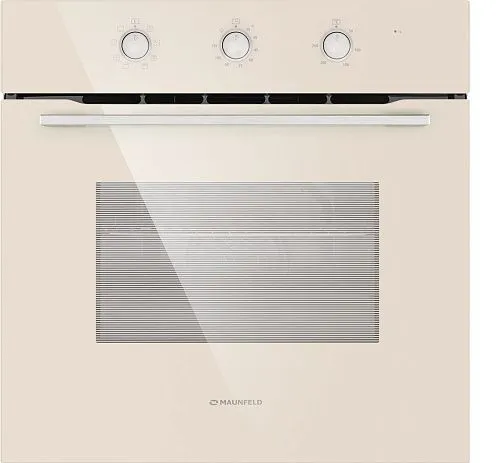 Шкаф духовой электрический MAUNFELD MEOC708PBG стекло, бежевый фото в интернет-магазине «Mebelex»