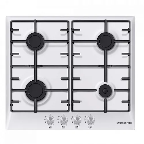 Панель варочная газовая MAUNFELD EGHE.64.3EW/G белый фото в интернет-магазине «Mebelex»