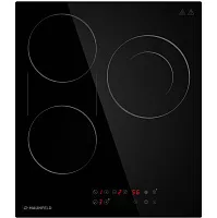 19 990 руб., Панель варочная стеклокерамическая MAUNFELD CVCE453BDBK черное стекло