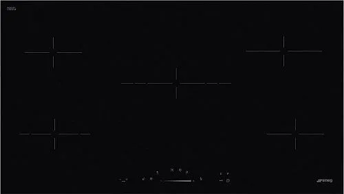 Варочная панель Стеклокерамическая SMEG SE495ETD черный прямой край фото в интернет-магазине «Mebelex»