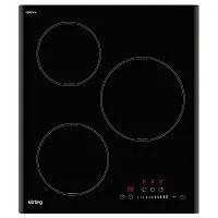 35 990 руб., Панель варочная индукционная KORTING HI 43053 B черное стекло скошенный край