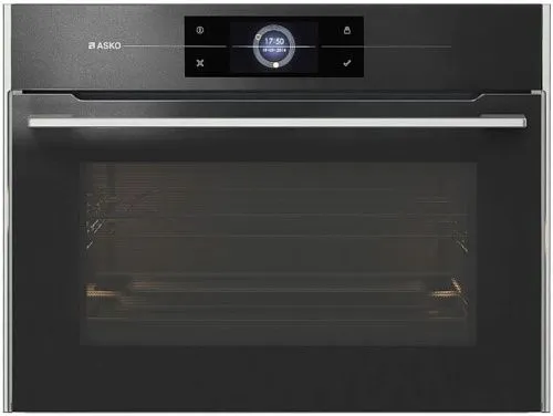 Духовой шкаф Электрический ASKO OCM8478G компактный с функцикй СВЧ черный фото в интернет-магазине «Mebelex»