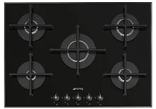 114 990 руб., Варочная панель газовая SMEG PV175B3 Черный 