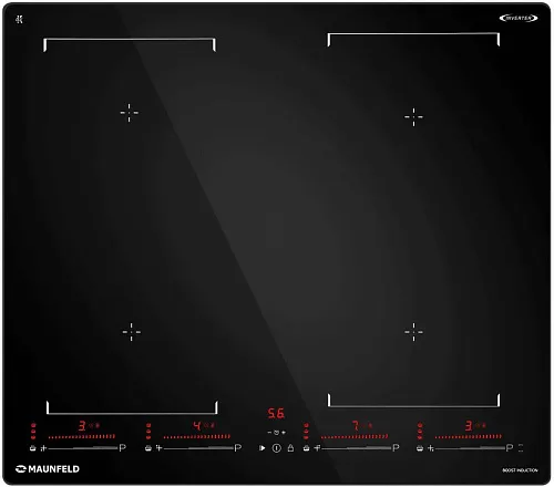 Панель варочная индукционная MAUNFELD CVI604SBEXBK Inverter фото в интернет-магазине «Mebelex»