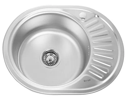 Кухонная мойка SinkLight 5745 чаша слева фото в интернет-магазине «Mebelex»