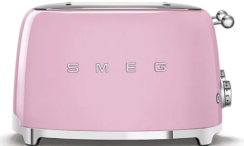 Тостер на 4 ломтика SMEG TSF03PKEU, розовый фото в интернет-магазине «Mebelex»