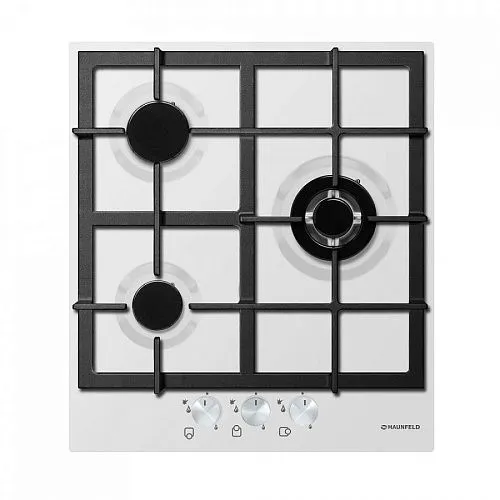 Панель варочная газовая MAUNFELD EGHE.43.33CW/G белый фото в интернет-магазине «Mebelex»