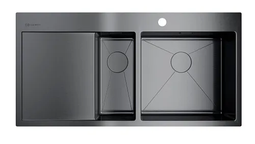 Мойка кухонная OMOIKIRI Akisame 100-2 чаша справа фото в интернет-магазине «Mebelex»