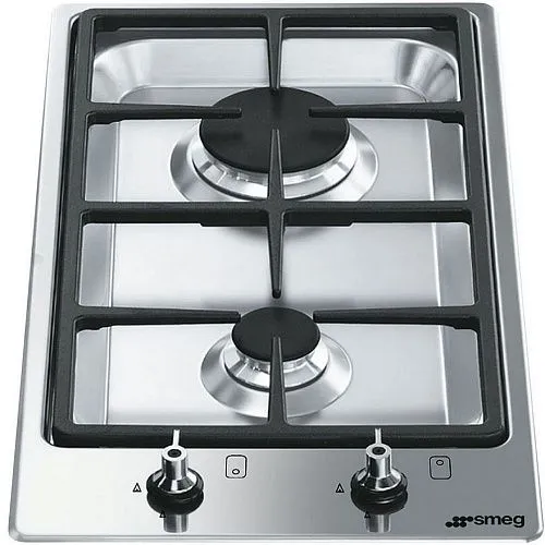 Варочная панель газовая SMEG PGF32G Нержавеющая сталь фото в интернет-магазине «Mebelex»