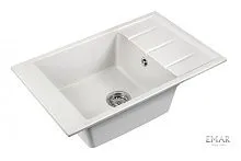 21 496 руб., Мойка кухонная кварцевая EMAR EMQ-1780.Q Агат