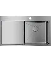 60 588 руб., Мойка кухонная OMOIKIRI Akisame 86-IN-R чаша справа