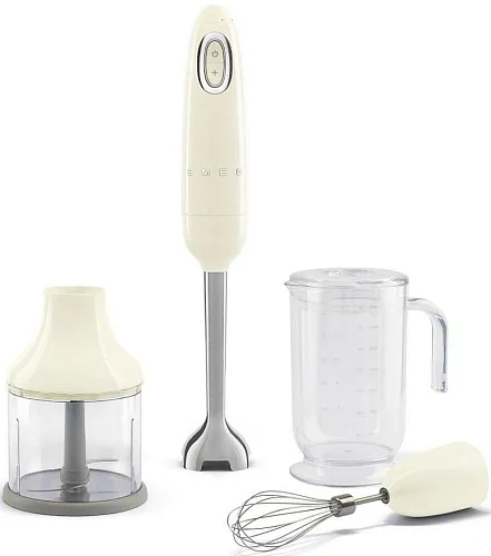 Погружной блендер SMEG HBF03CREU, кремовый фото в интернет-магазине «Mebelex»