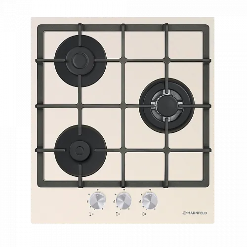 Газовая панель MAUNFELD EGHG.43.33CBG/G бежевый фото в интернет-магазине «Mebelex»