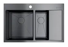 64 088 руб., Мойка кухонная OMOIKIRI Akisame 78-2 чаша слева