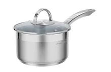 2 390 руб., Ковш MAUNFELD GERDA MSP18S07 со стеклянной крышкой, 16 см, 1,8 л., нерж. сталь