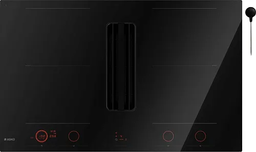 Варочная панель индукционная со встроенной вытяжкой ASKO HIHD854GF Черный фото в интернет-магазине «Mebelex»